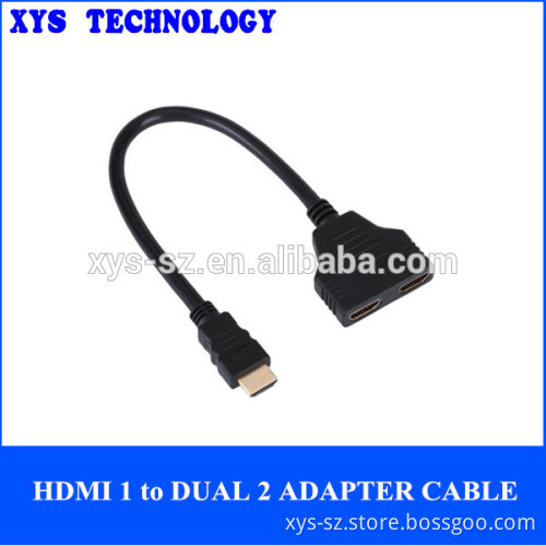 hdmi 1 to dual 2 adapter cable